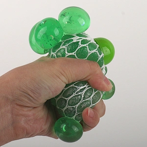 Squeeze mesh grape ball toys