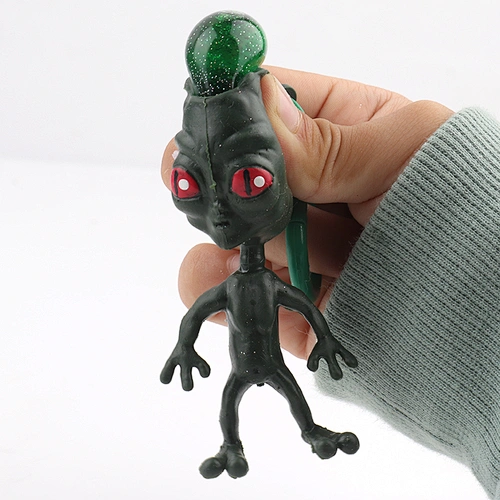 Halloween Squeeze Alien Keyring