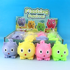 Flashing Squirrel Puffer Ball Toys