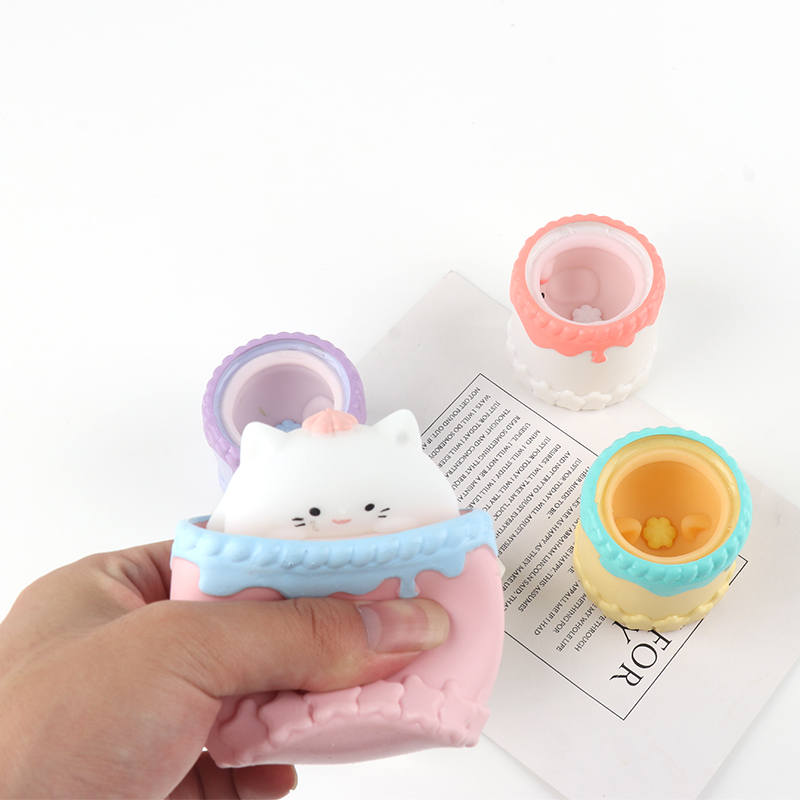 Cake cup squeeze toys