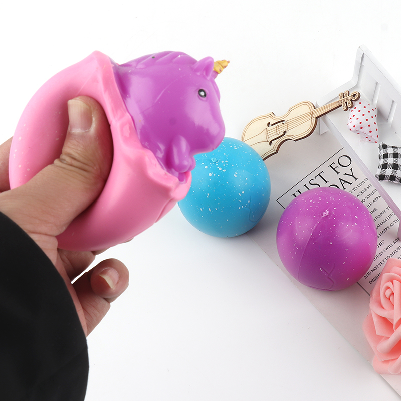 Unicorn squeeze toy