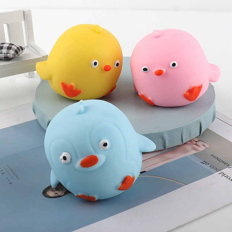 Penguin chick squeeze toys