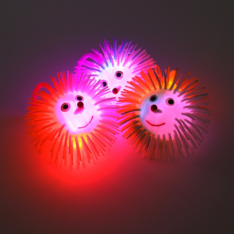 Clown flashing puffer ball