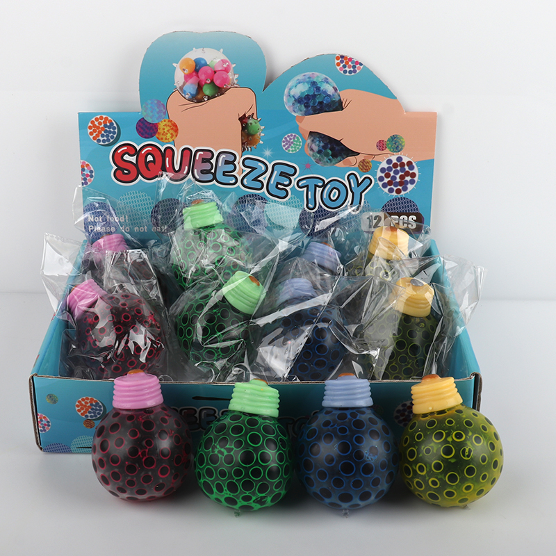 Lamp bulb squeeze toys