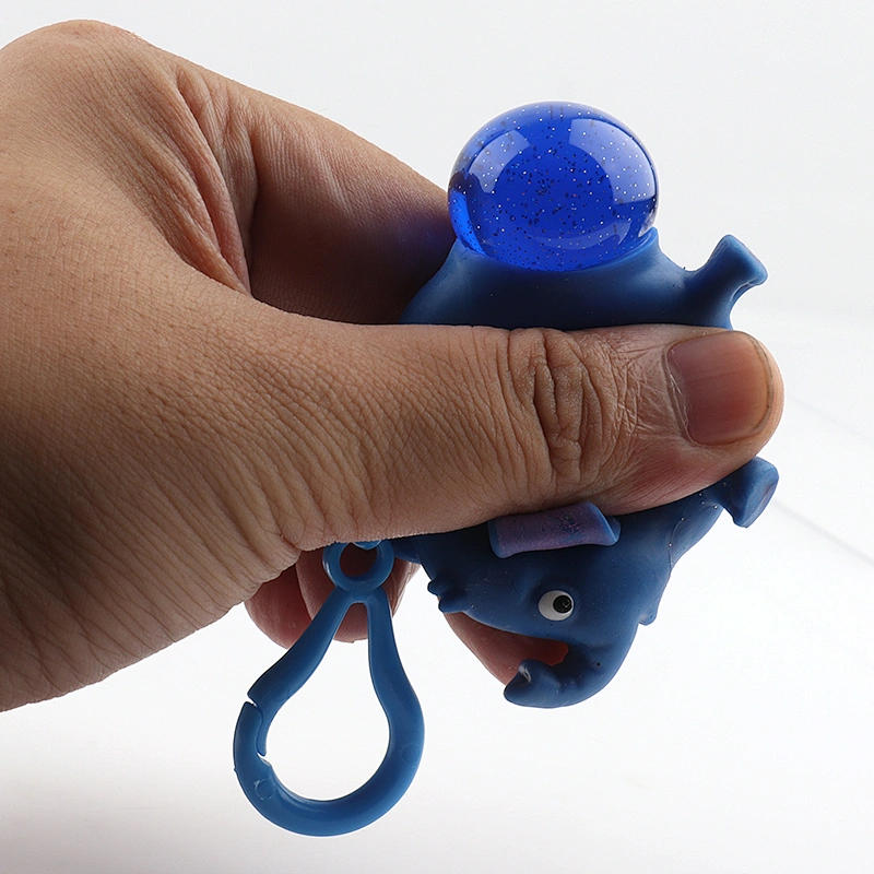 Mini Elephant Squeeze Keychain