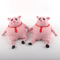 Stretchy piggy stress toy
