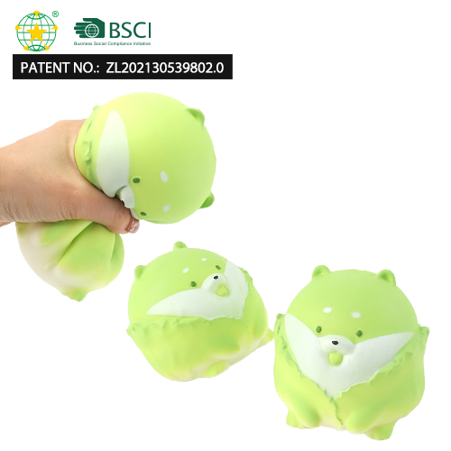 Cabbage Dog Squishy Toy