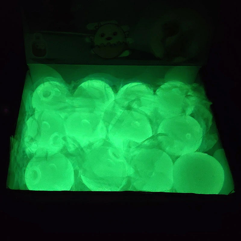 Glow in the dark maltose ball