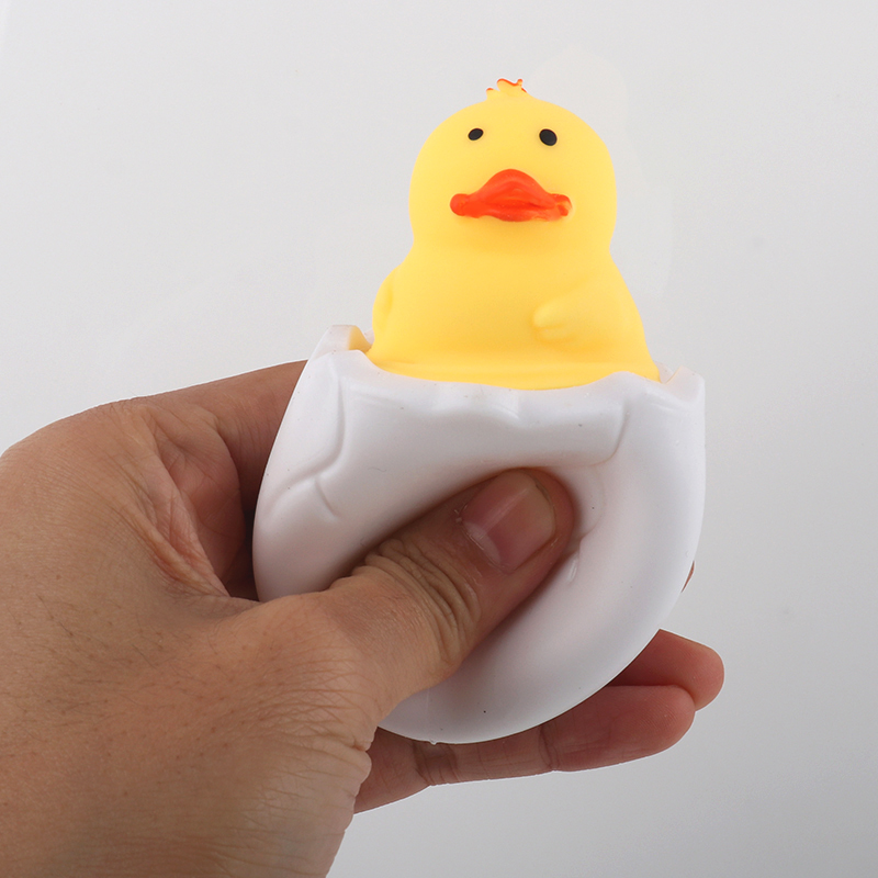 Squishy pop chicken toy