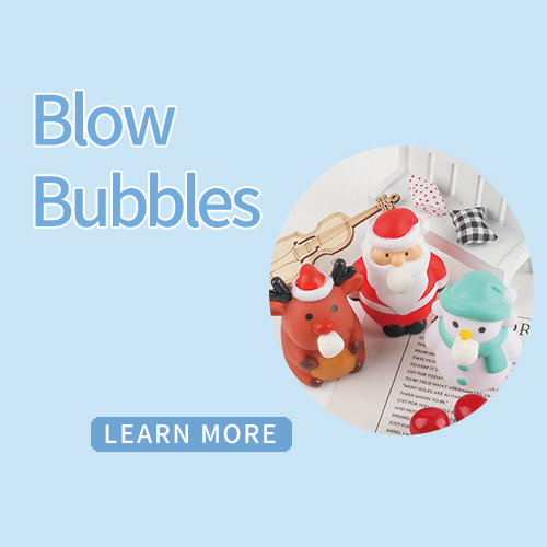 Bubble Blowing Squeeze Toy