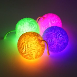 9cm flashing puffer ball