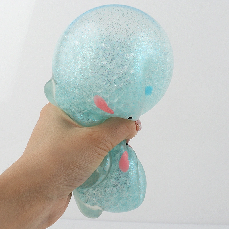 Pearlescent giant octopus squishy toys
