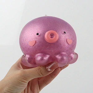 Pearlescent giant octopus squishy toys