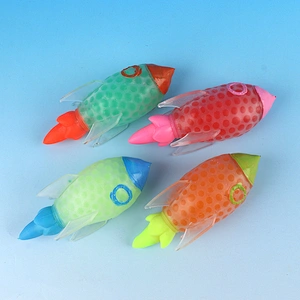 Squeeze Water Beads Rocket Toys