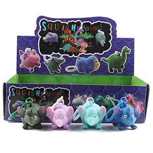 Mini Elephant Squeeze Keychain