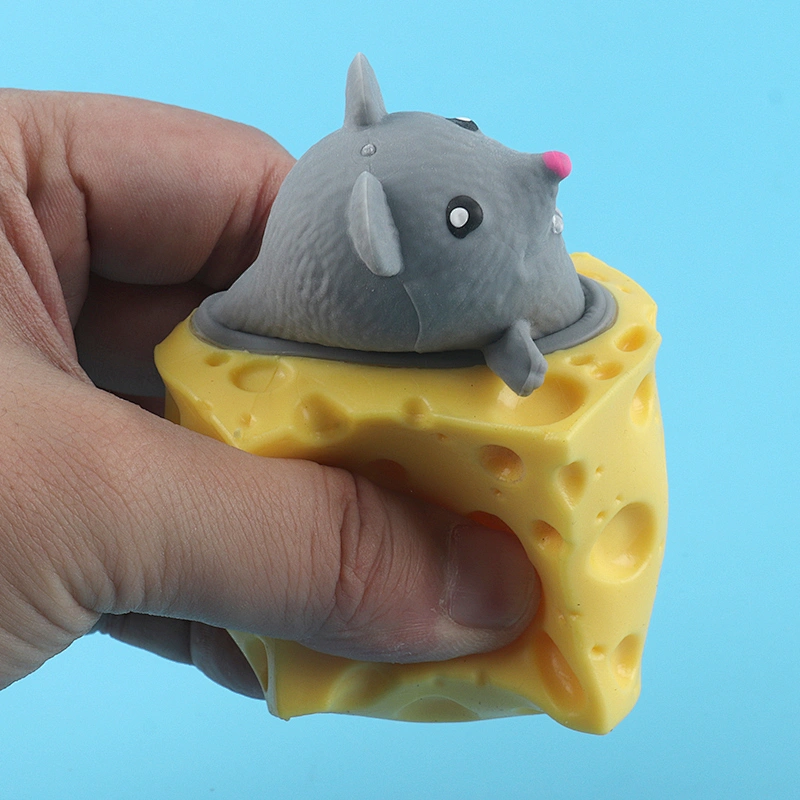 Cheese Mouse Cup Squeeze Toys