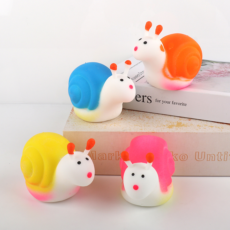 Cartoon snail squishy toys