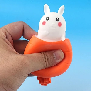 Carrot Rabbit Cup Squeeze Toys