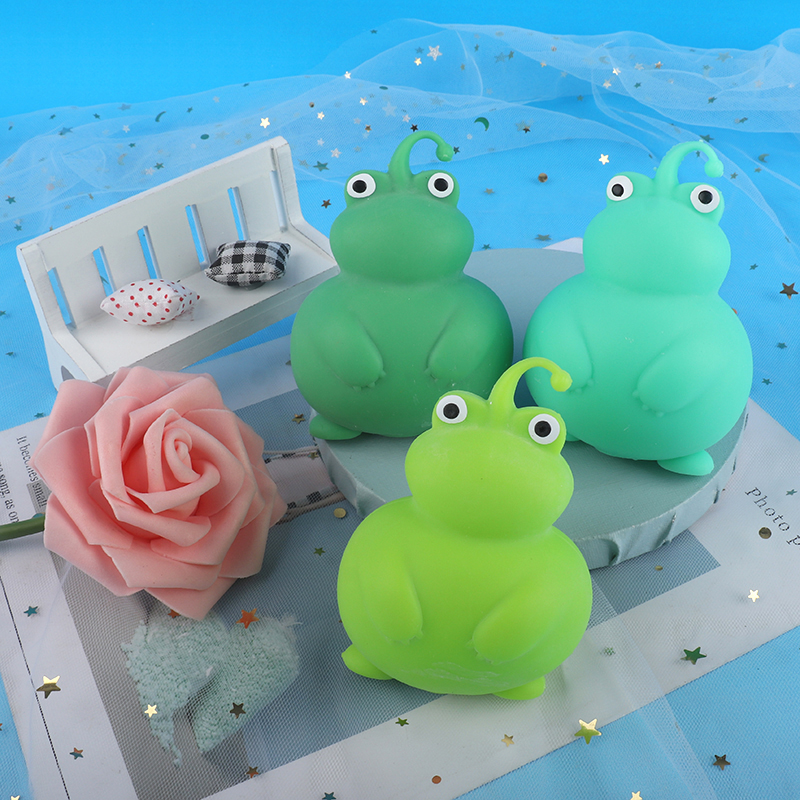 Flashing frog squishy toys