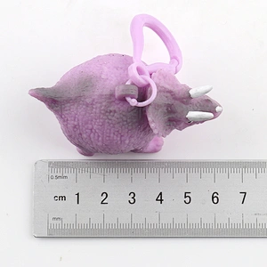 Soft Squeeze Dinosaur Keychain