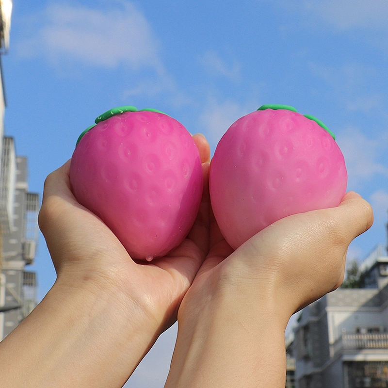 Photosensitive color-changing strawberry toys