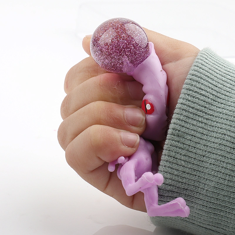 Halloween Squeeze Alien Keyring