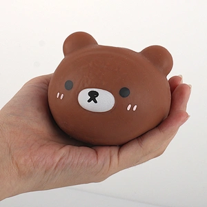 Bear head squeeze toys