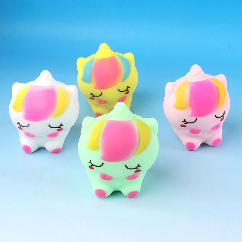 Cute One-horned Cat Squeeze Toys