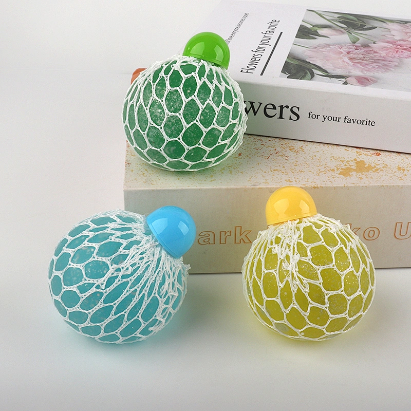 Squeeze mesh grape ball toys