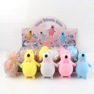 Tie bear squishy toys