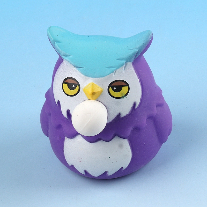 Owl Squeeze Blow Bubble Toys