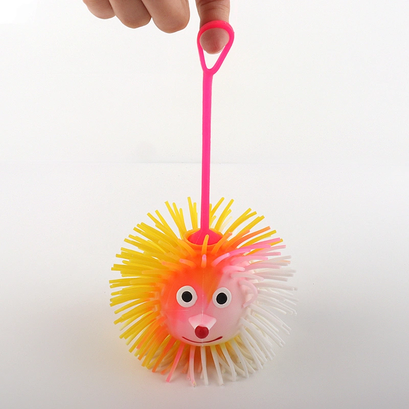 Clown flashing puffer ball