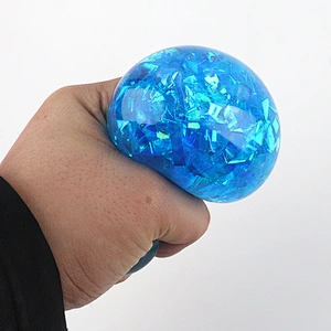 ribbon squeeze ball