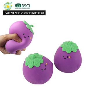 Lucky Eggplant Squeeze Toys