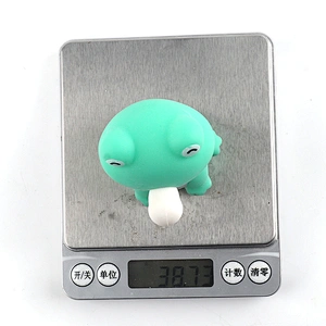 Squeeze Frog Blow Bubble