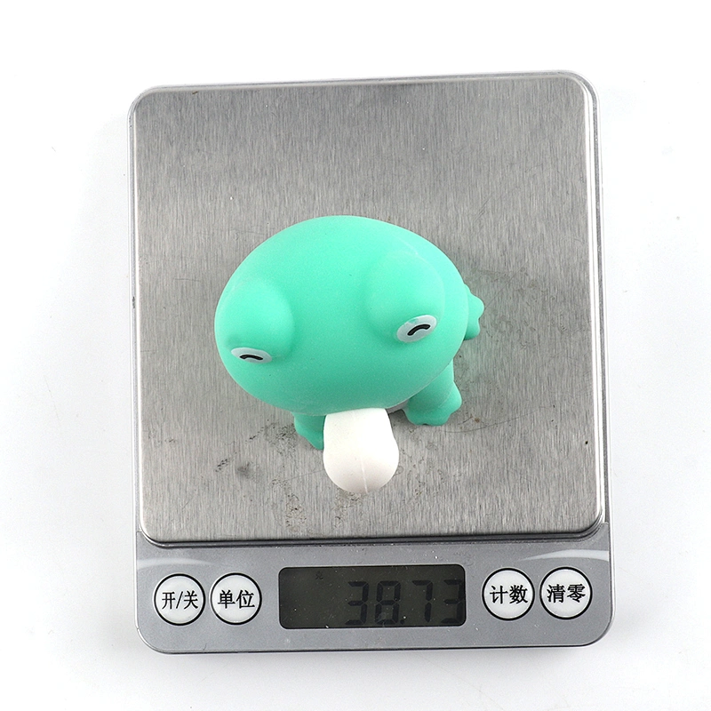 Squeeze Frog Blow Bubble