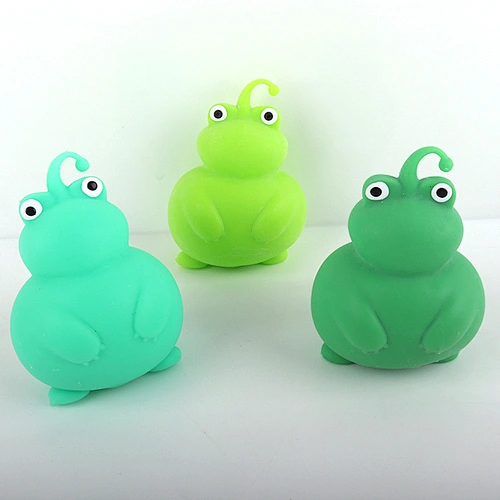 Flashing frog squishy toys