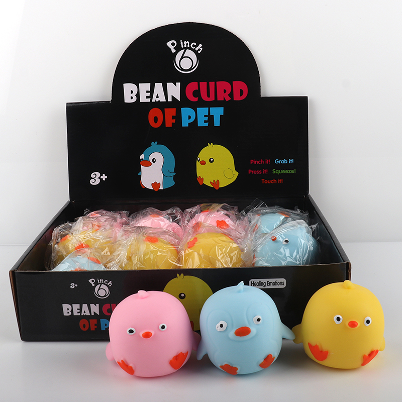Penguin chick squeeze toys