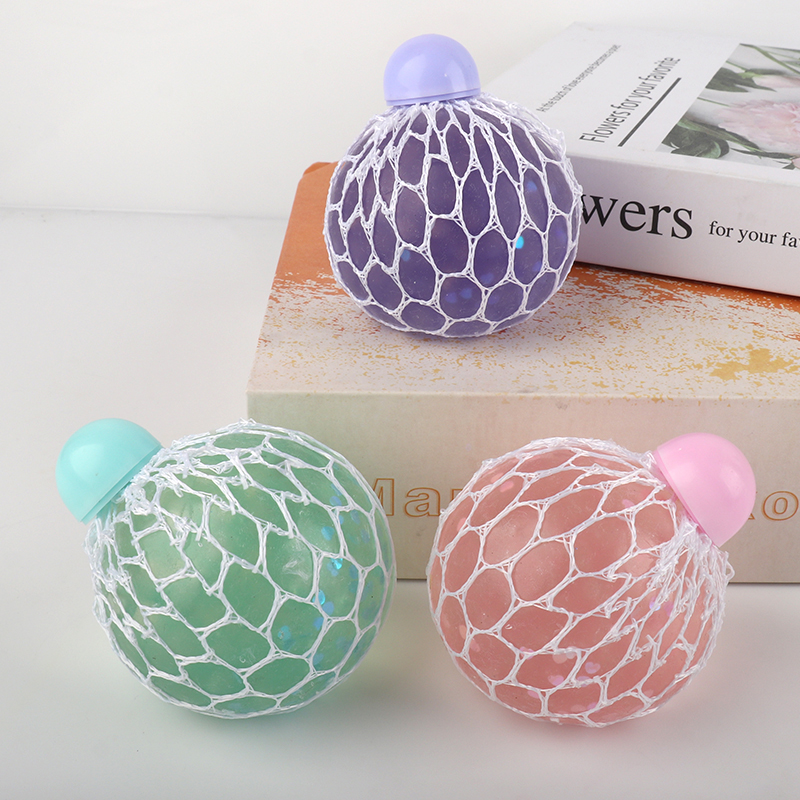 Squishy mesh ball toys