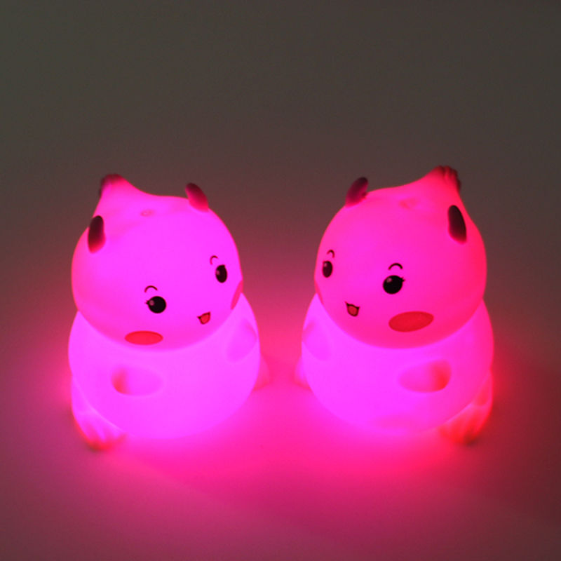 Squishy light up dinosaur