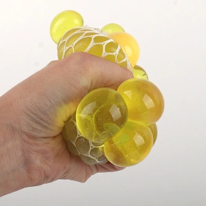 Squeeze mesh grape ball toys