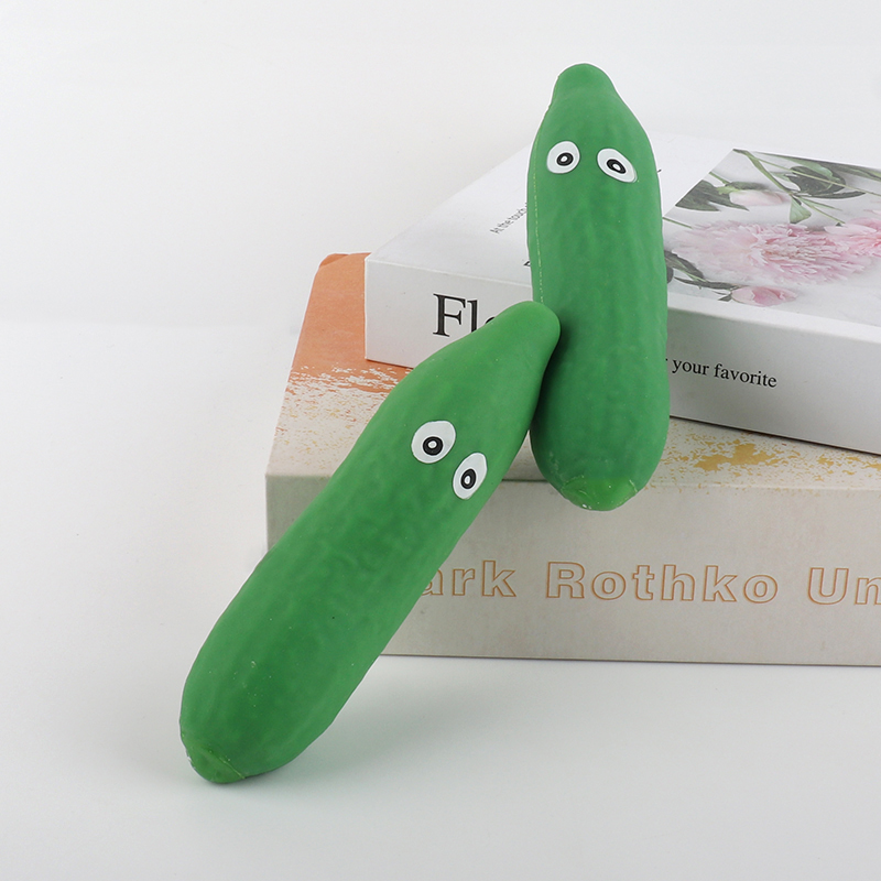 Squeeze cucumber toy