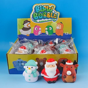 Christmas Blow Bubble Toys
