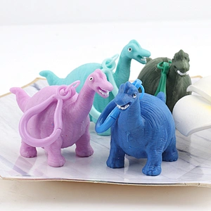 Dinosaur Squeeze Toy Keychain