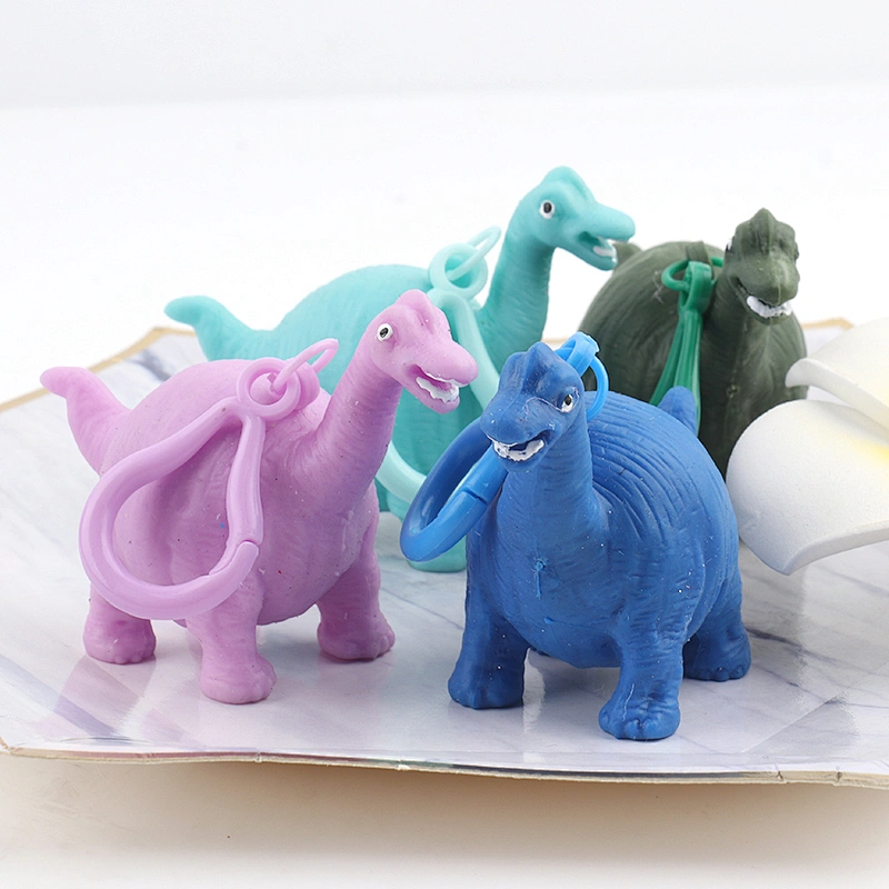 Dinosaur Squeeze Toy Keychain
