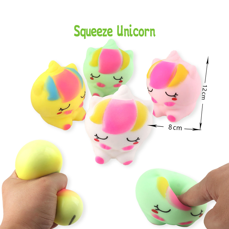 Cute One-horned Cat Squeeze Toys