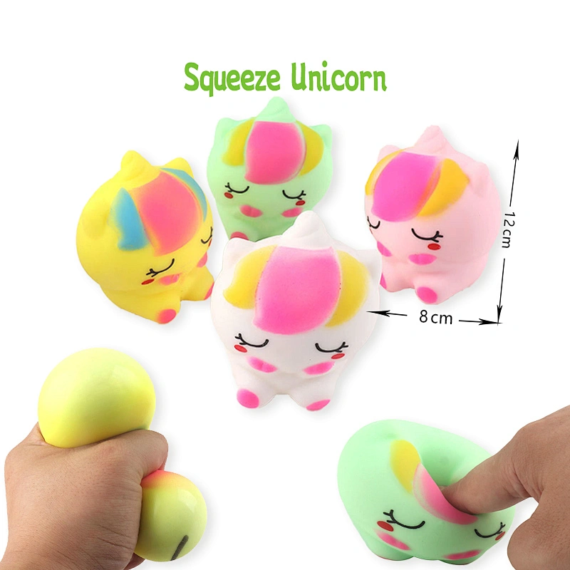 Cute One-horned Cat Squeeze Toys
