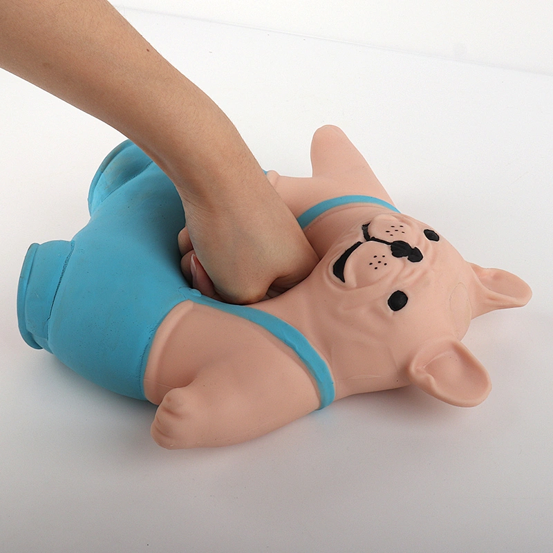 Back strap dog stretchy toys