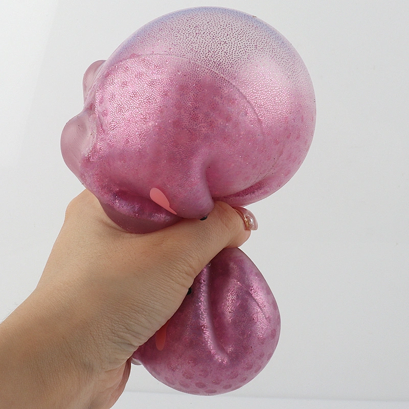 Pearlescent giant octopus squishy toys