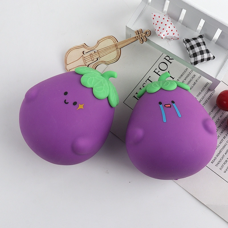 Lucky Eggplant Squeeze Toys